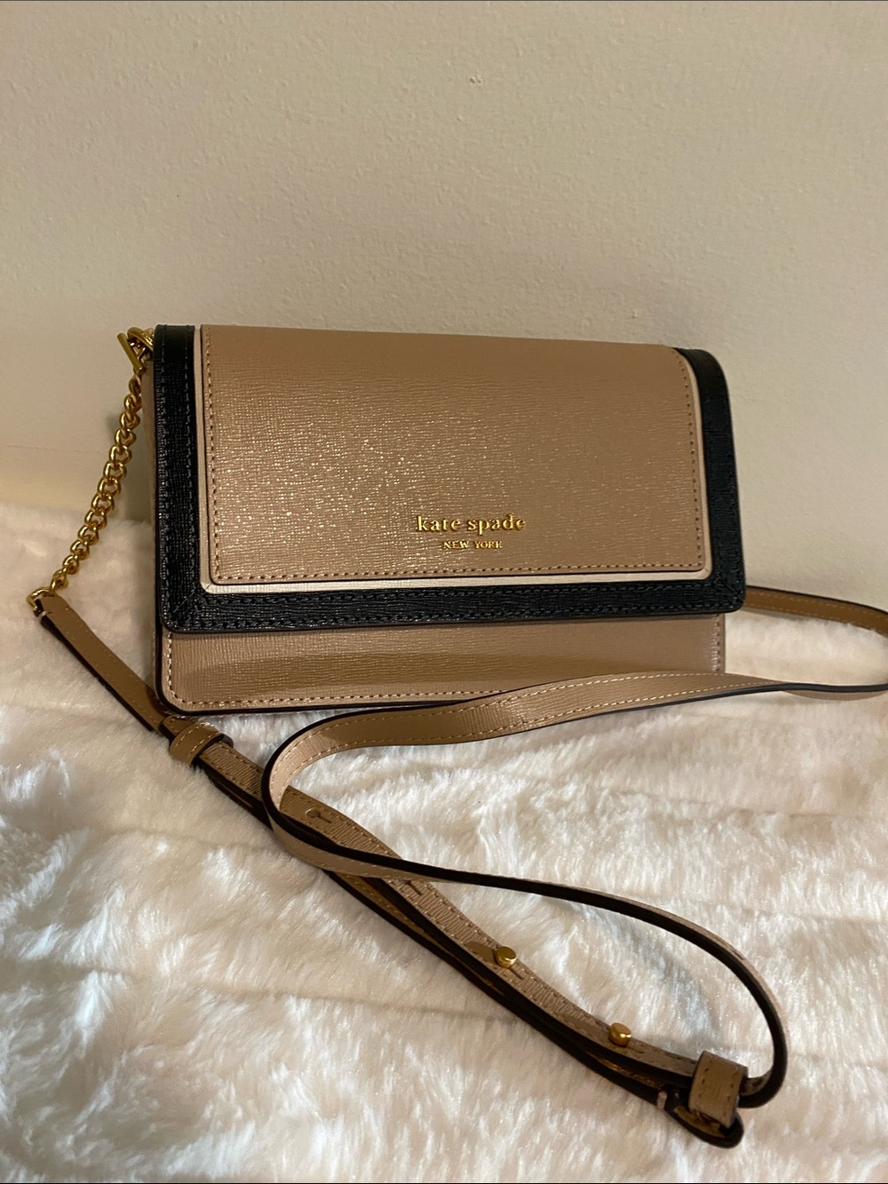 Kate Spade New York Morgan Colorblock Flap Chain Wallet